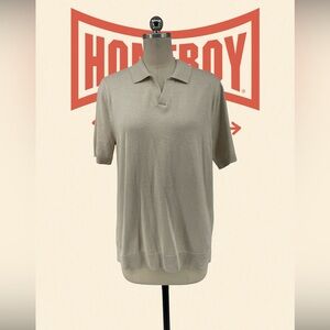 Men's Tan Polo Shirt